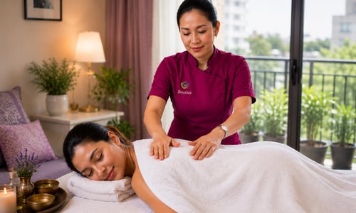 Men's home massage UAE